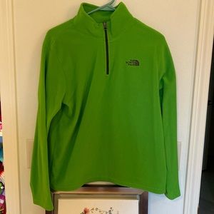 north face fleece quarter-zip